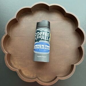 Hydro Flask Gray & Black with Stickers 7.5 inches